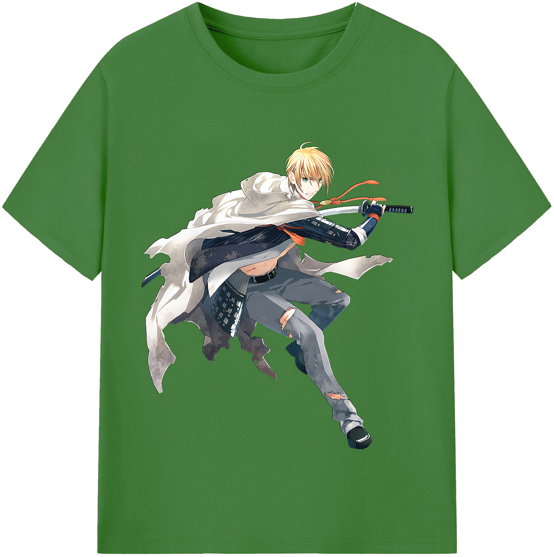 （画像用） 刀剣乱舞 Touken Ranbu レディースカジュアルプリントTシャツ（綿100％）